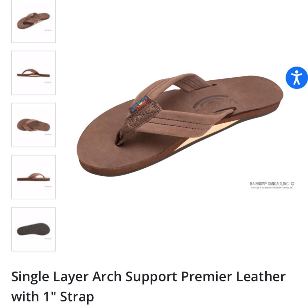 Rainbow Flip Flops